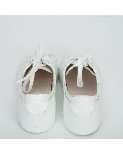 Chanel białe sneakersy z logo