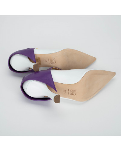 Loewe biało fioletowe buty