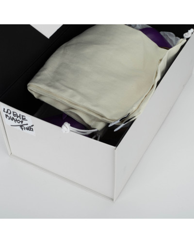Loewe biało fioletowe buty