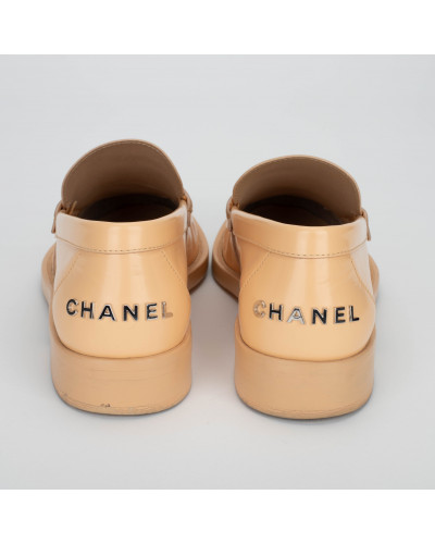 Chanel  bezowe mokasyny
