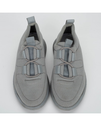 Hermes szare buty sportowe