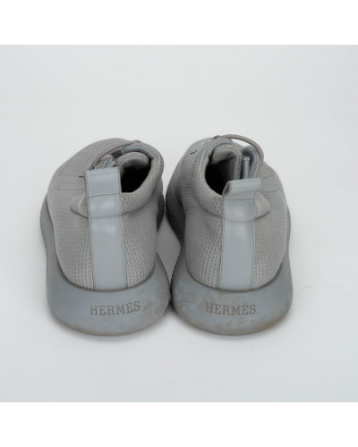 Hermes szare buty sportowe