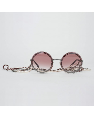Chanel okulary z łańcuszkiem