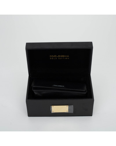 Dolce & Gabbana złote okulary