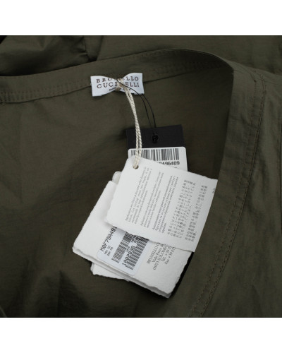 Brunello Cucinelli sukienka khaki