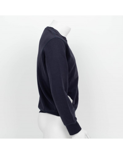 Alexander McQueen granatowa bluza z naszywkami