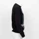 Alexander McQueen czarna bluza z nadrukiem
