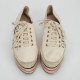 Gucci Espadryle kremowe na platformie
