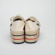 Gucci Espadryle kremowe na platformie