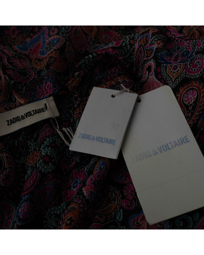 Zadig & Voltaire Bluzka kolorowa z cekinami