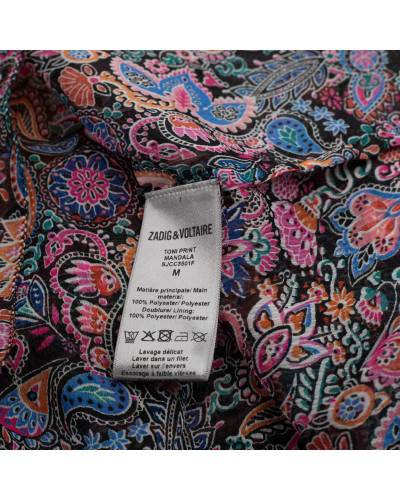 Zadig & Voltaire Bluzka kolorowa z cekinami