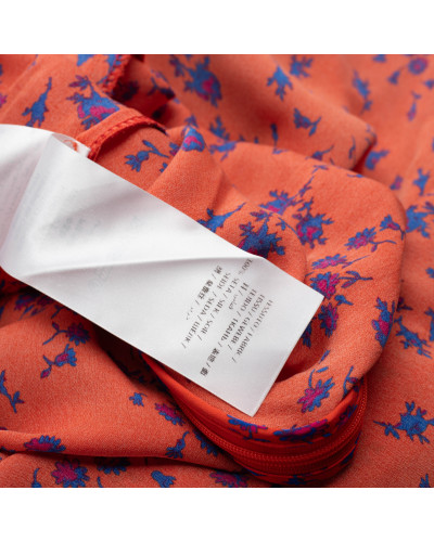 Alexander McQueen Sukienka w kwiatki czerwona