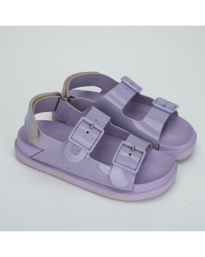 Gucci Sandały fioletowe gumowe
