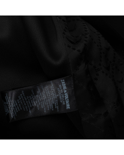 Zadig & Voltaire Płaszcz czarny długi