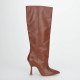 Stuart Weitzman brązowe skórzane kozaki