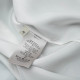 Bottega Veneta biała satynowa sukienka