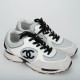 Chanel  biało-srebrne sneakersy