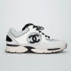 Chanel  biało-srebrne sneakersy