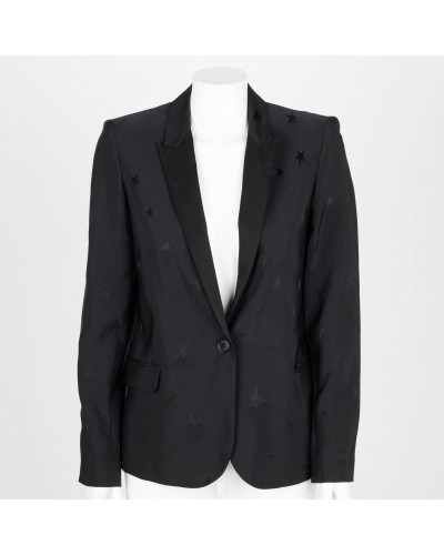 Zadig & Voltaire Ubranie Czarna marynarka w gwiazdy