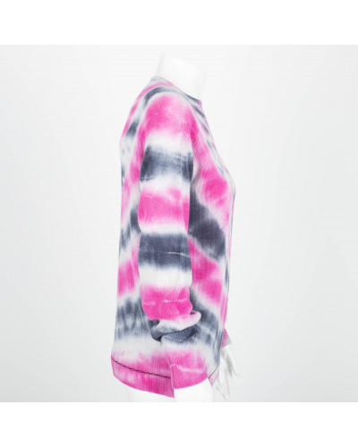 Prada różowy sweter tie dye