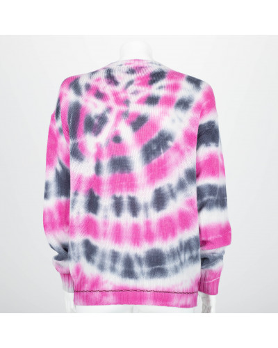 Prada różowy sweter tie dye