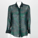 Saint Laurent  zielona koszula wzory