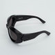 Bottega Veneta Czarne sportowe okulary