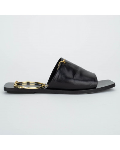Jil Sander Klapki z biżuterią