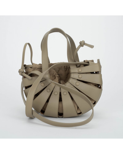Bottega Veneta Ubranie Brązowa torba "The Shell"