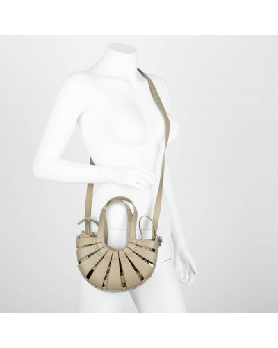 Bottega Veneta Ubranie Brązowa torba "The Shell"