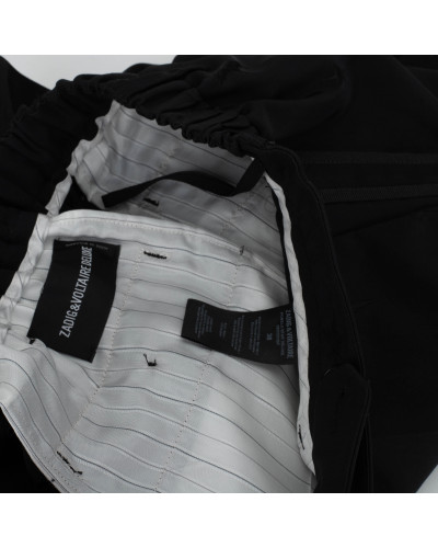Zadig & Voltaire Ubranie Czarne spodnie z gwiazdami