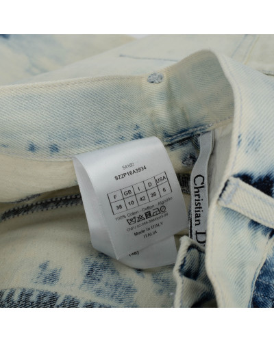 Dior Ubranie Jasne jeansy z niebieskimi barwieniami