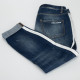 Dsquared2 Ubranie Jeansowe spodnie z białym lampasem