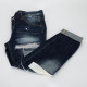 Dsquared2 Ubranie Ciemne jeansy z jeansowymi naszyciami