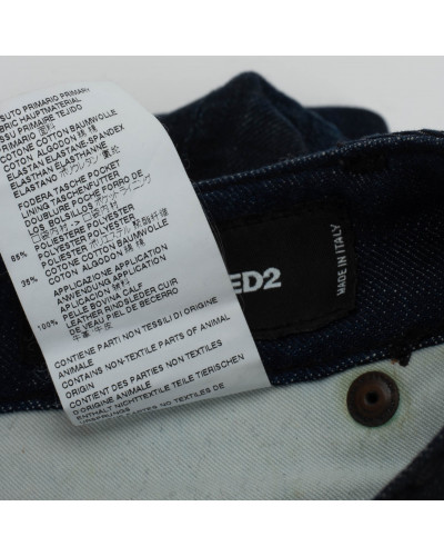 Dsquared2 Ubranie ciemno-niebieskie jeansy