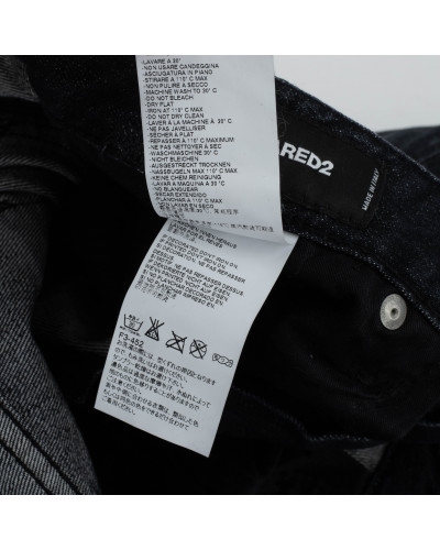 Dsquared2 Ubranie Czarne jeansy z suwakiem