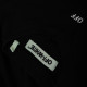 Off-White Ubranie Czarny t-shirt z logo  i falbana