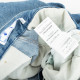 Off-White Ubranie Niebieskie jeansy baggy