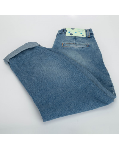 Off-White Ubranie Niebieskie jeansy baggy
