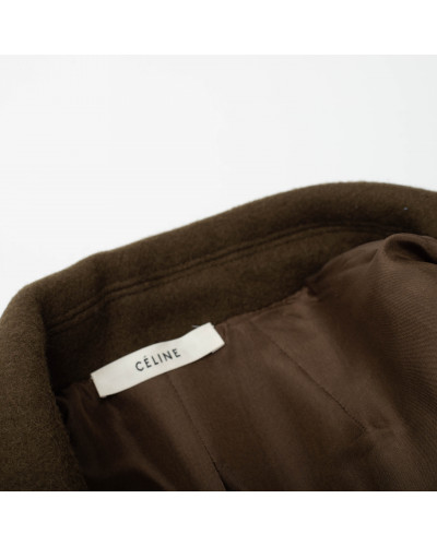 Celine Khaki płaszcz