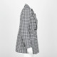 Balenciaga Marynarka czarno-białą kratę