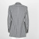 Balenciaga Marynarka czarno-białą kratę