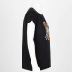 Loewe T-shirt czarny ze zdobieniem