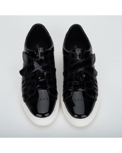 Rachel Zoe Buty sportowe czarne lakierowane