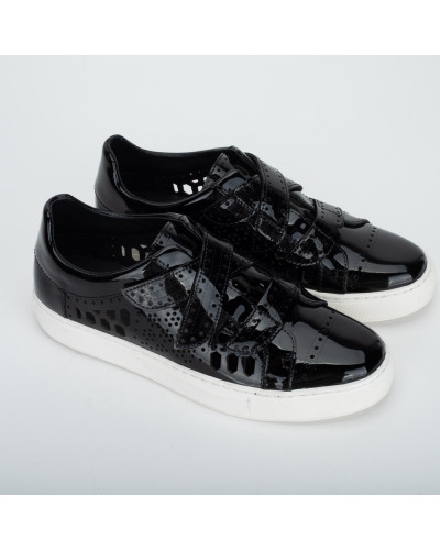 Rachel Zoe Buty sportowe czarne lakierowane