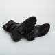 Alaïa czarne lakierowane botki