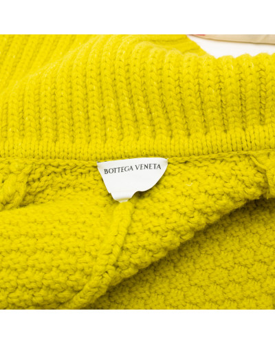 Bottega Veneta Ubranie Kardigan w kolorze limonki