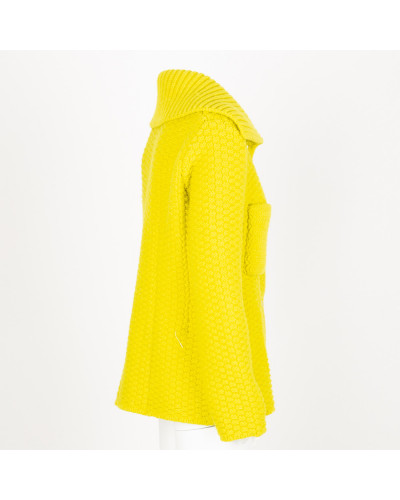Bottega Veneta Ubranie Kardigan w kolorze limonki