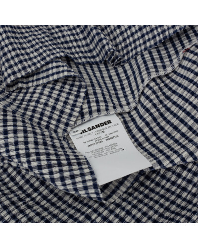 Jil Sander Ubranie komplet w kratę granatowo-biała