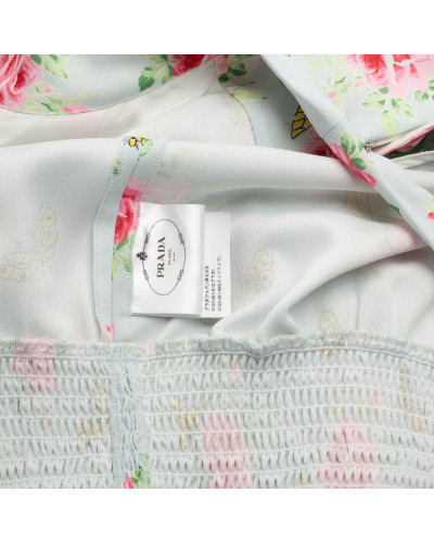 Prada Sukienka plisowana w kwiaty